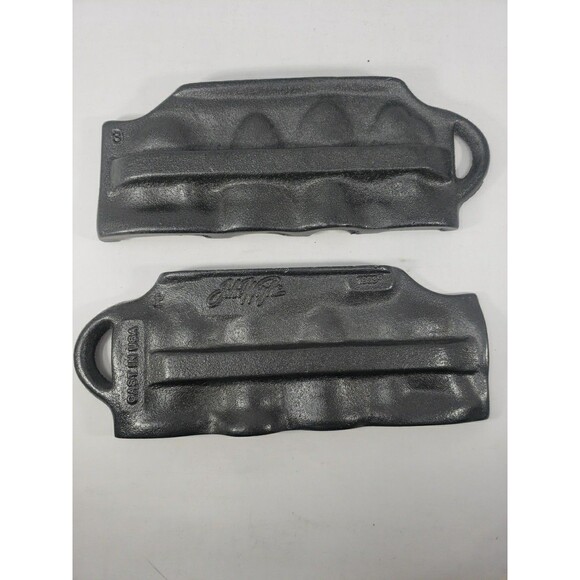 John Wright Cast Iron Christmas Candy Mold VTG Reindeer Angel Tree Santa 1993 - Picture 7 of 14